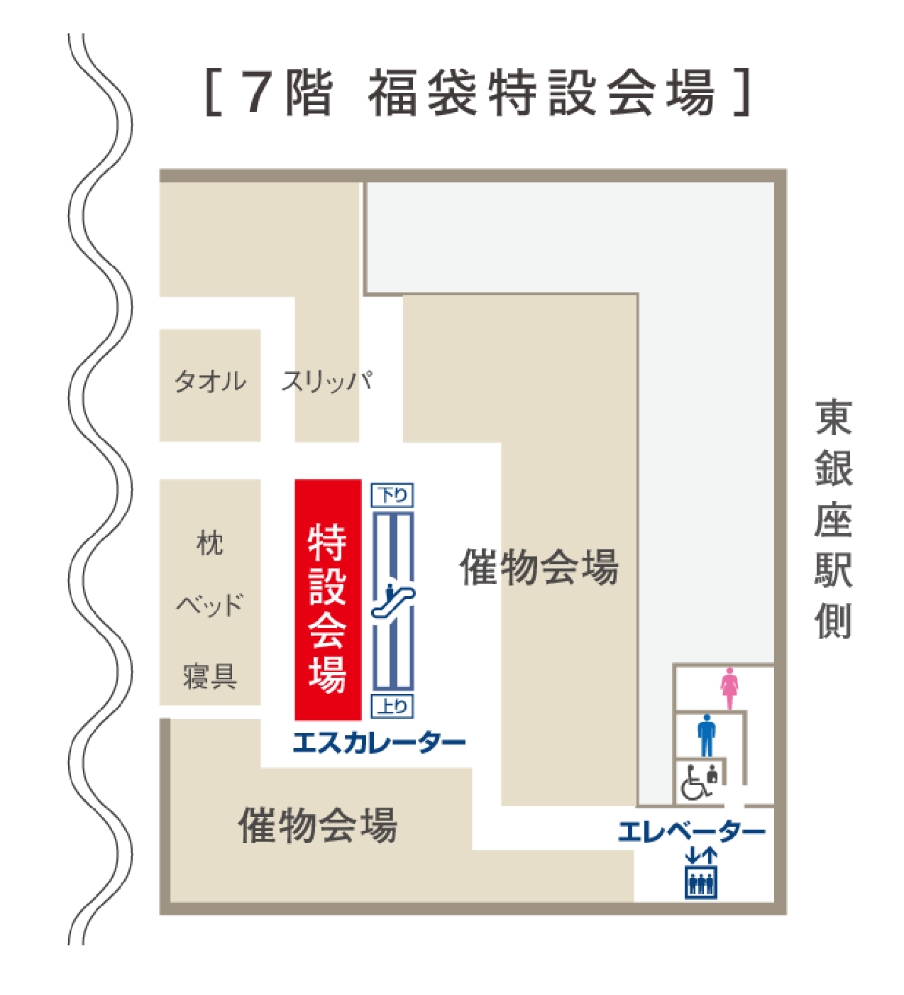 7F 福袋特設会場