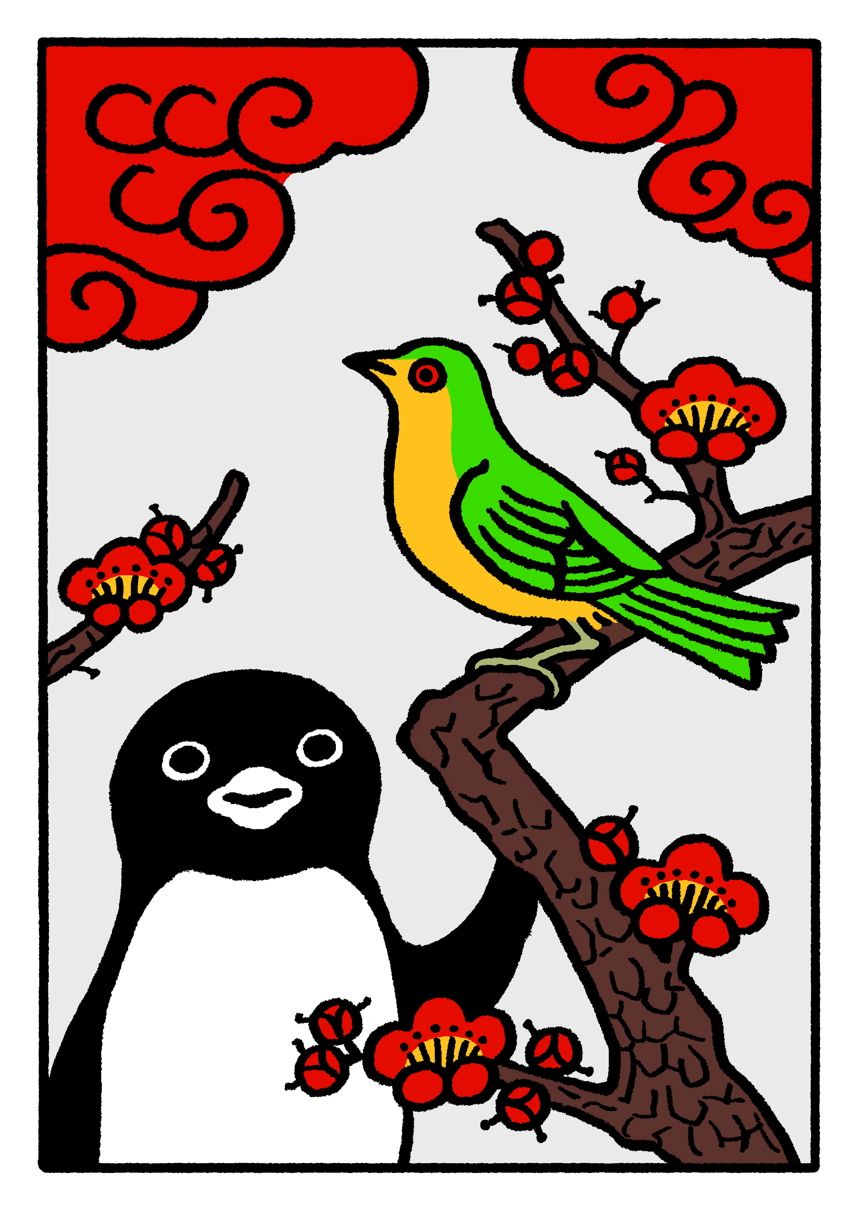 ペンギン花札 二月 梅 三越伊勢丹オンラインストア 公式 ペンギン花札 二月 梅 三越伊勢丹オンラインストア 公式