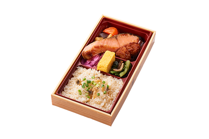 ＜築地なが田＞銀鮭西京焼あさり弁当