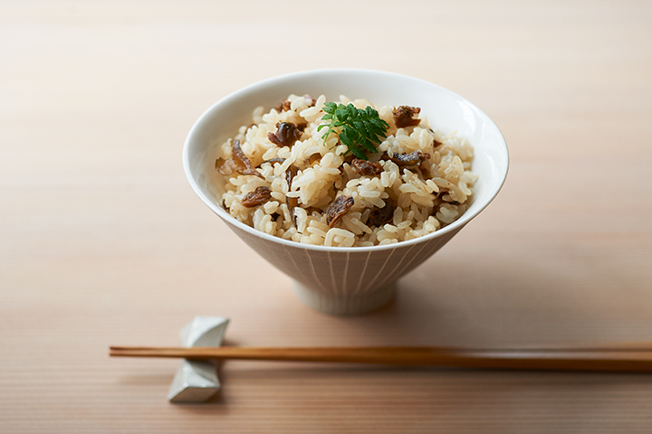 あさりと茎わかめの混ぜ込みご飯の素