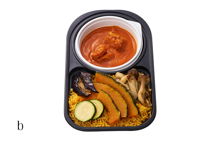 野菜ビリヤニ弁当バターチキンカレー