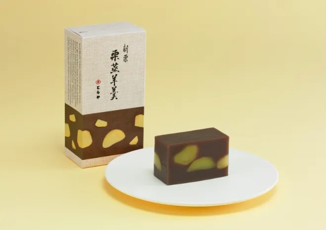 中形栗蒸羊羹