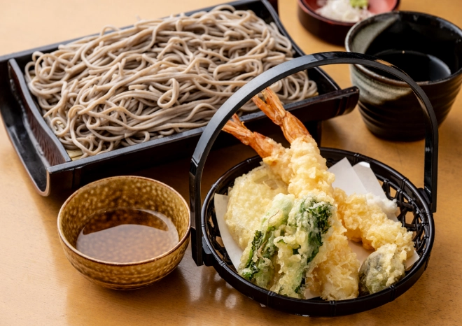 春野菜の天せいろ