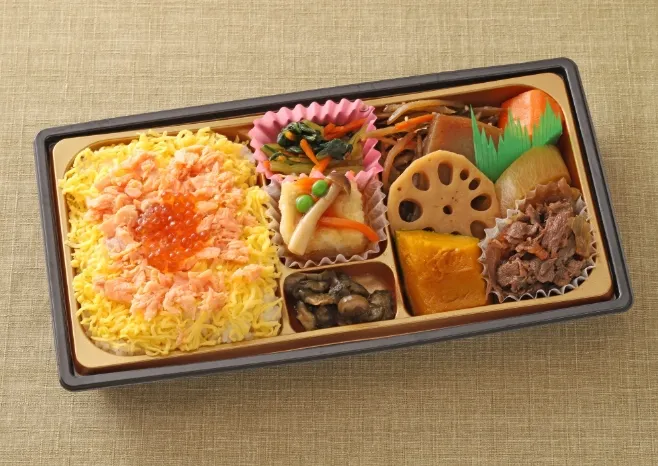 鮭といくらのよくばり弁当