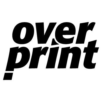 over print ロゴ