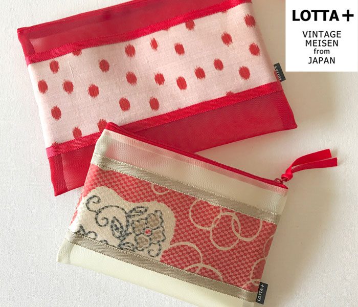 銘仙の着物で作った、カラフルなバッグと雑貨「LOTTA＋」
