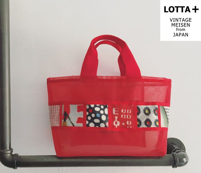 銘仙の着物で作った、カラフルなバッグと雑貨「LOTTA＋」