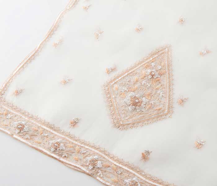 〈Rajyu〉刺繍ストール＆マグネット付きシルクスカーフ