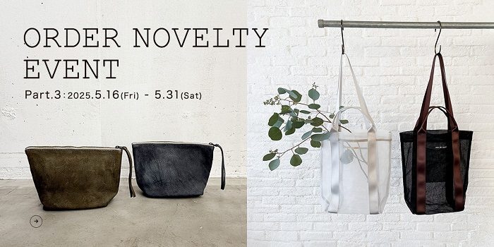 ＜pas de calais/パドカレ＞ORDER NOVELTY EVENT