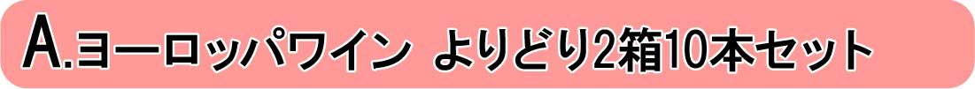 ヨーロッパワインよりどり2箱10本セット