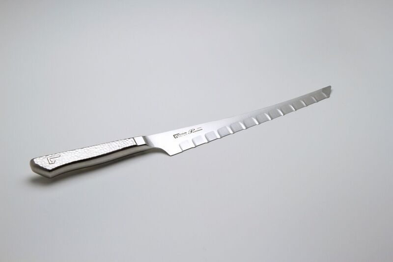 グレステンプレミアム 三徳 包丁 817TMA 両面ディンプル 研ぎ