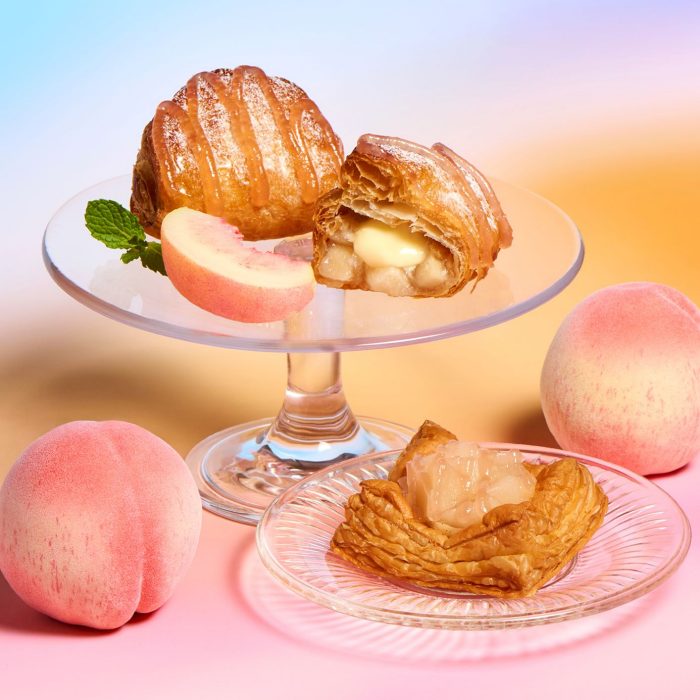 ＜RINGO/リンゴ＞「焼きたてカスタードピーチパイ」「焼きたてオープンパイ〔ピーチアールグレイ〕」期間限定販売