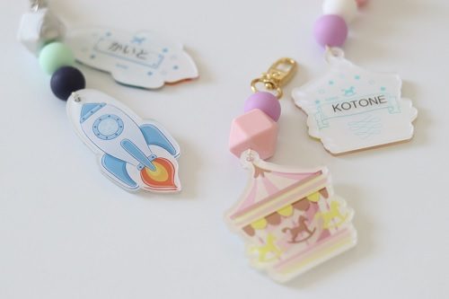 ＜オリジナルネームキーホルダーづくり＞