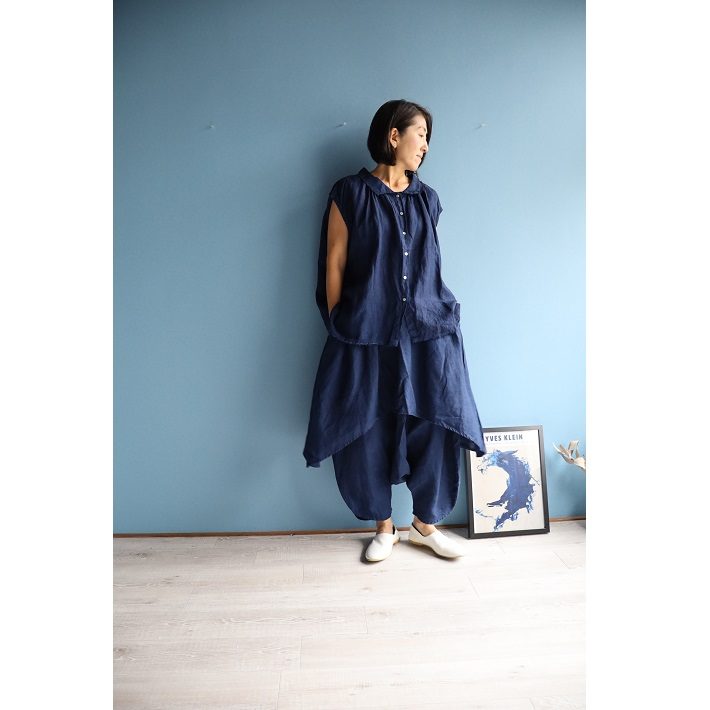 定価2.5万】高城染工 ブルーイングリーン blueingreen *リネン麻