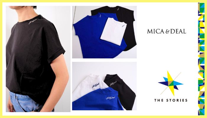 ＜MICA&DEAL／マイカ＆ディール＞大人のカジュアルスタイルを演出する三越伊勢丹別注ロゴTシャツ